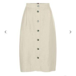 Tommy Hilfiger Skirt, Creme, Beige, Size 10